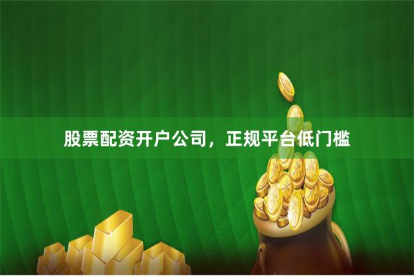 股票配资开户公司，正规平台低门槛